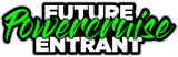 FUTURE Powercruise ENTRANT Sticker - 6 Pack [150MM LONG]